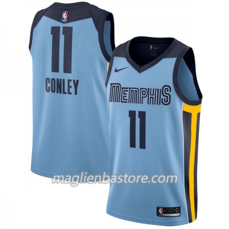 Maglia NBA Memphis Grizzlies Mike Conley 11 Nike 2017-18 Blu Swingman - Uomo